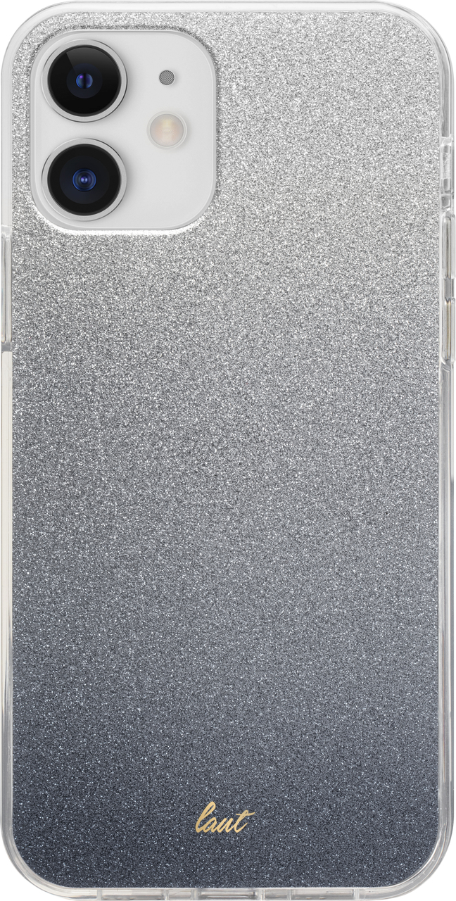 LAUT Ombre Sparkle iPhone 12 mini hoesje Zwart