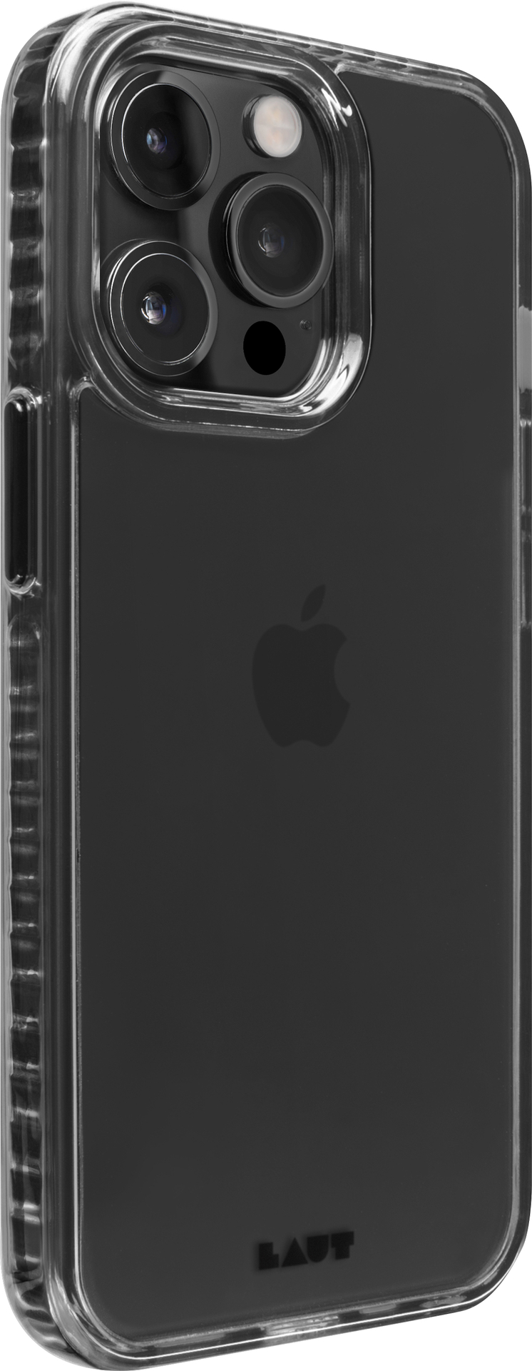 LAUT Huex Crystal iPhone 14 Pro hoesje zwart 