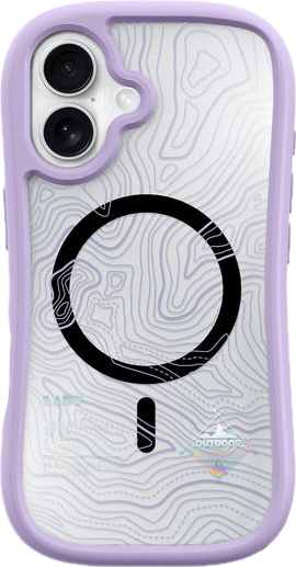 LAUT Pop Adventure iPhone 16 hoesje paars