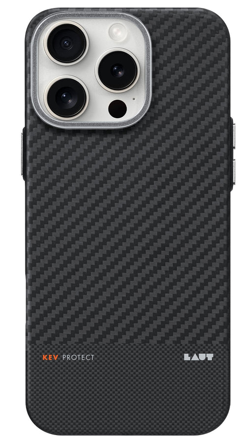 LAUT Kev Protect iPhone 16 Pro hoesje zwart