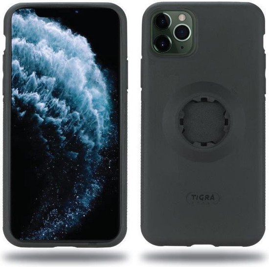 Tigra FitClic MountCase iPhone 11 Pro Max hoesje Zwart