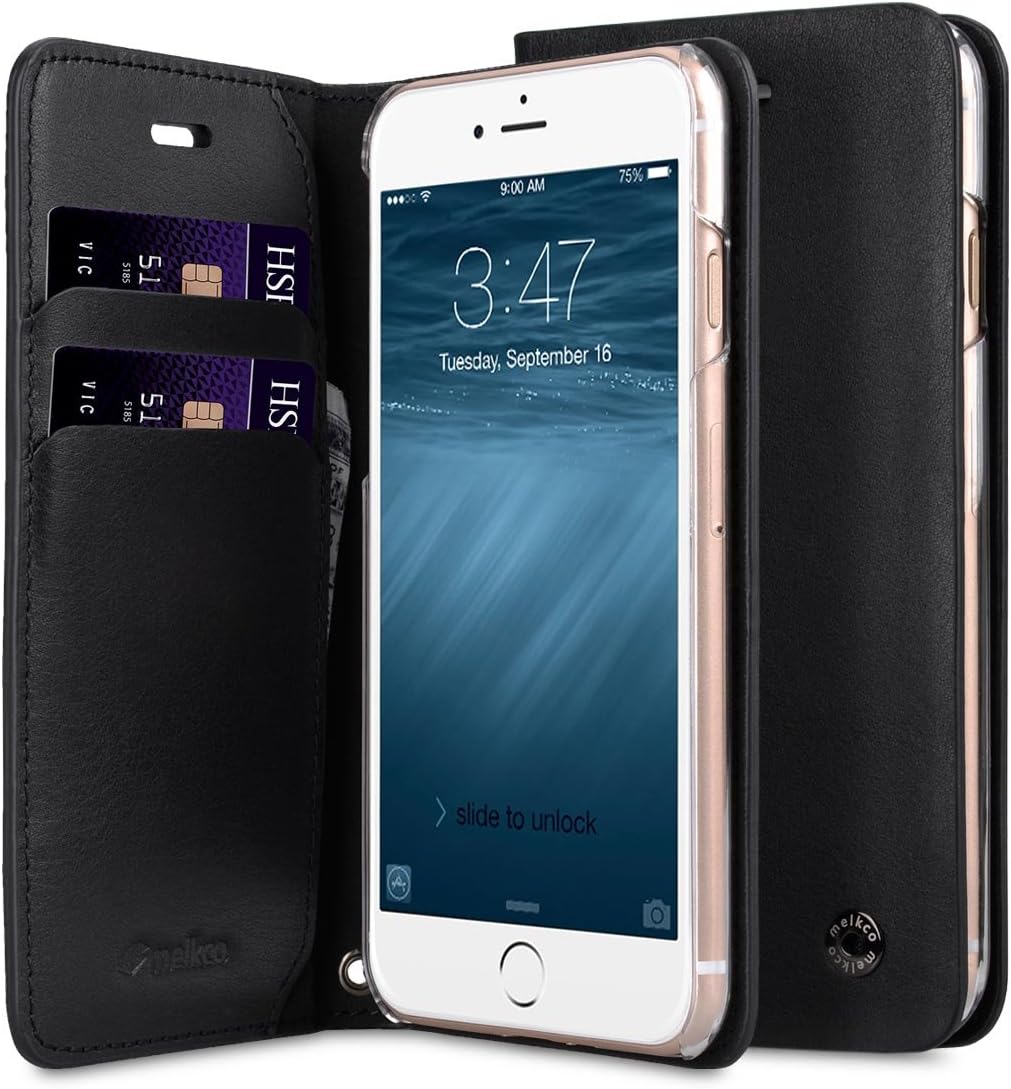 Melkco Cocktail iPhone SE 2022 / 2020 / 8 hoesje Zwart