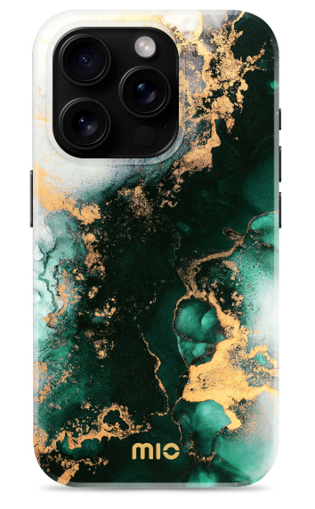 MIO MagSafe iPhone 16 Pro Max hoesje Green Marble