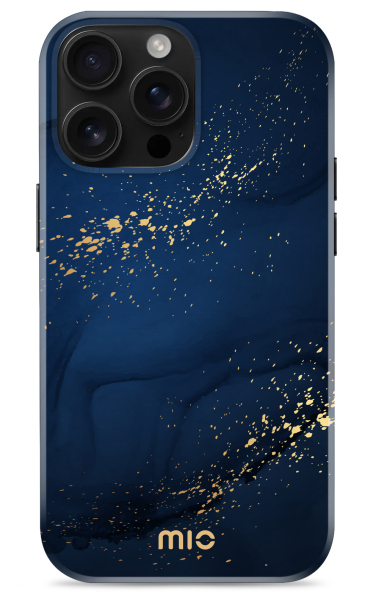 MIO MagSafe iPhone 16 Pro hoesje Midnight Sparkle