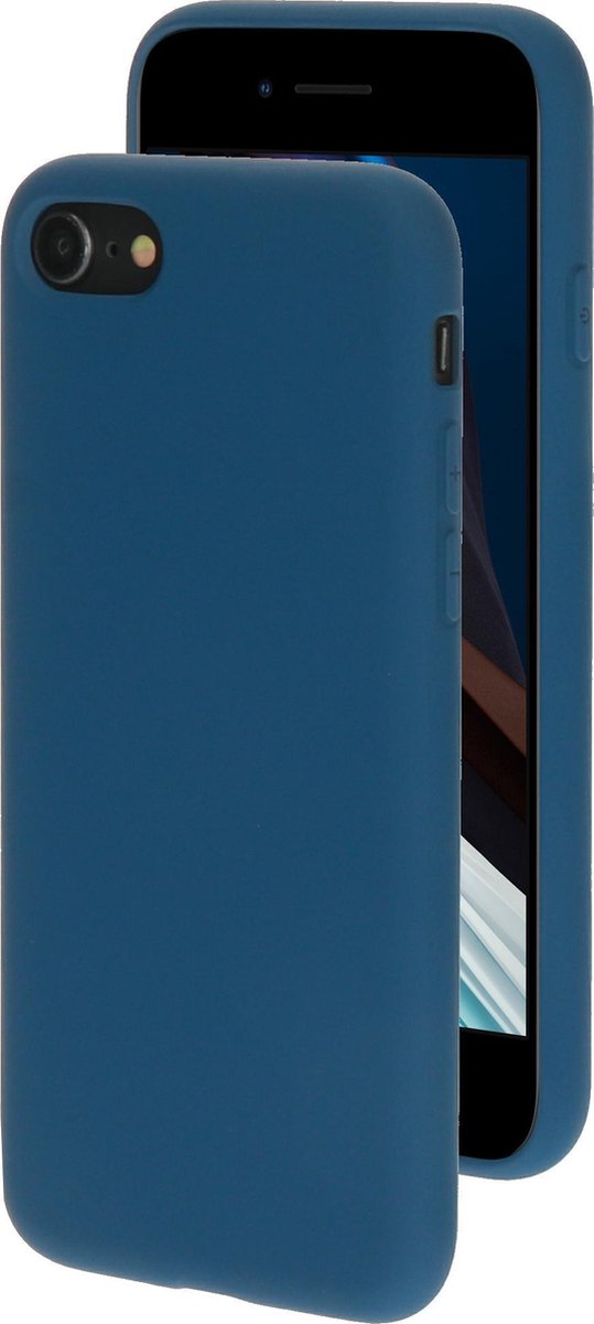 Mobiparts Silicone iPhone SE 2022 / 2020 / 8&nbsp;hoesje Blauw
