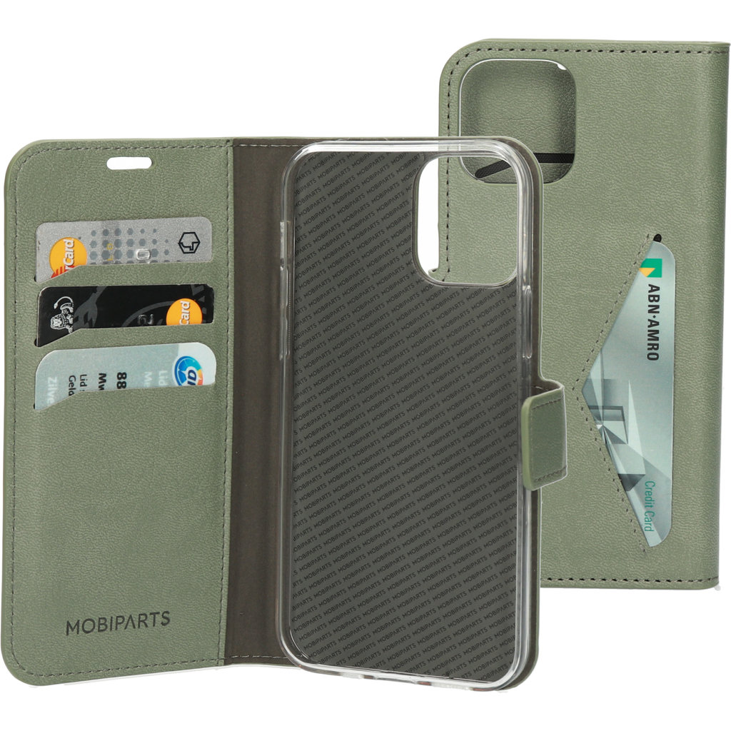 Mobiparts Classic&nbsp;Wallet iPhone 12 Pro Max hoesje Groen