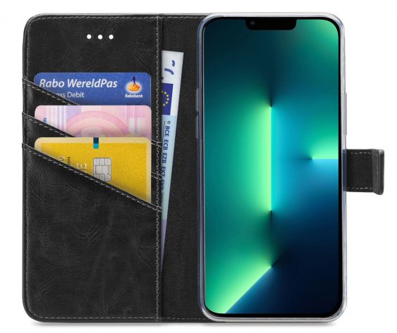 My Style Flex Wallet iPhone 13 Pro Max hoesje zwart
