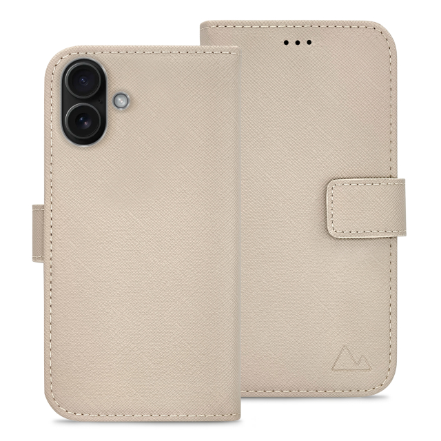 My Style Flex Wallet iPhone 16 hoesje taupe