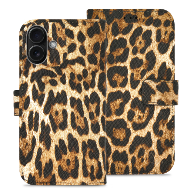 My Style Flex Wallet iPhone 16 hoesje lepoard
