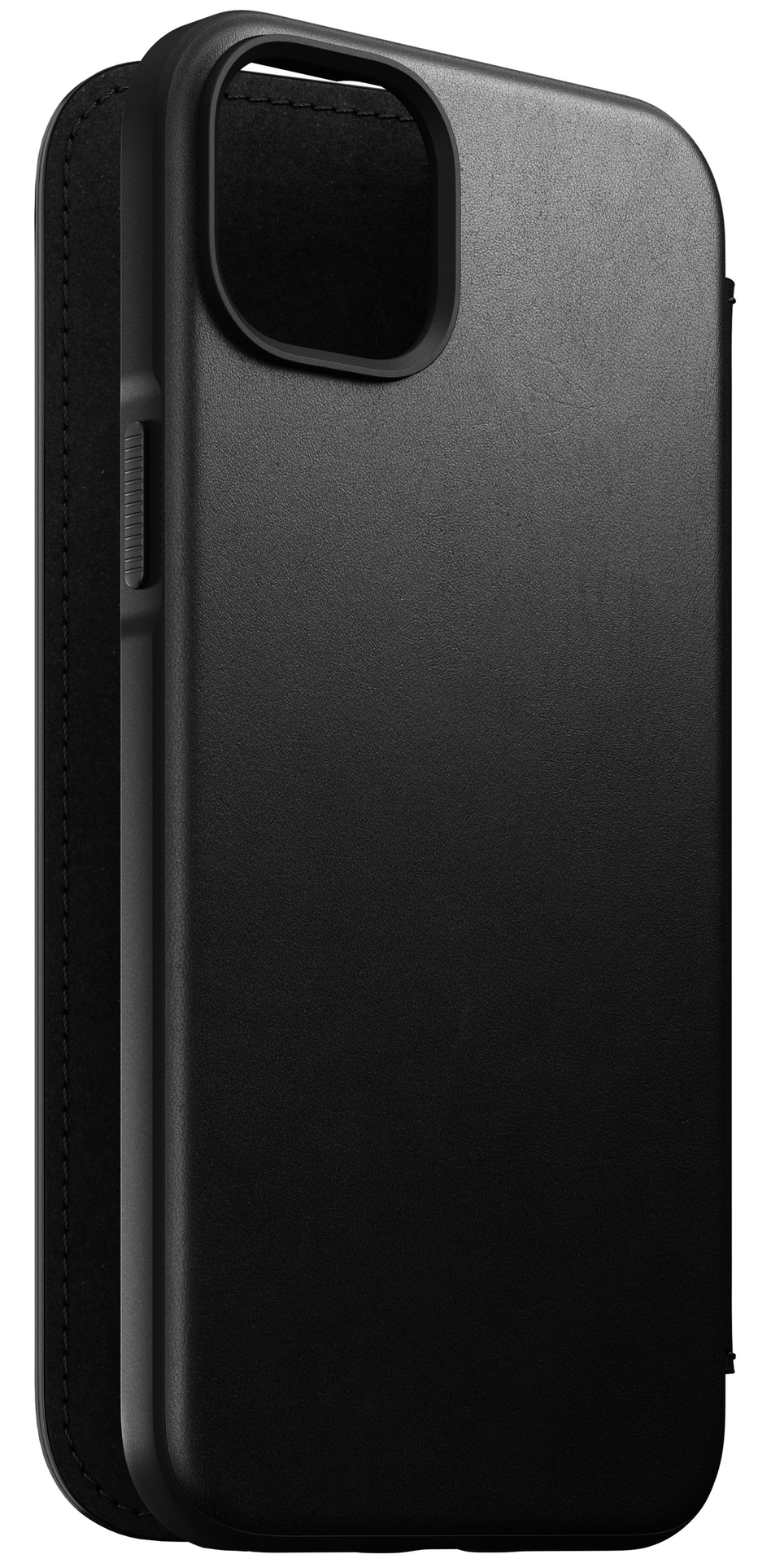 Nomad leren MagSafe Folio iPhone 14&nbsp;Plus hoesje zwart