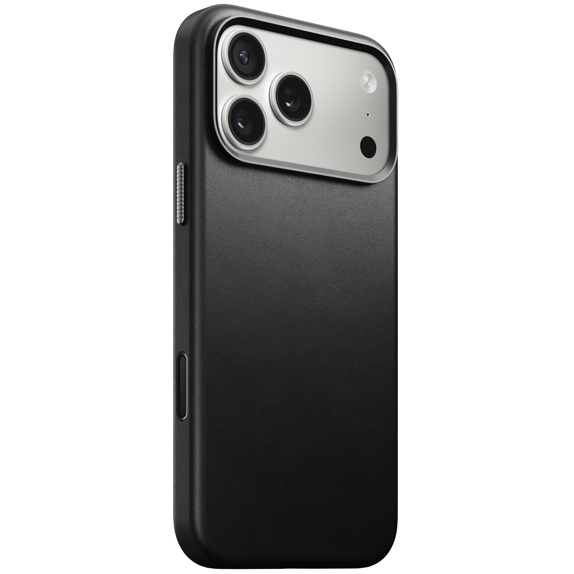 Nomad Modern Leather iPhone 17 Pro hoesje zwart
