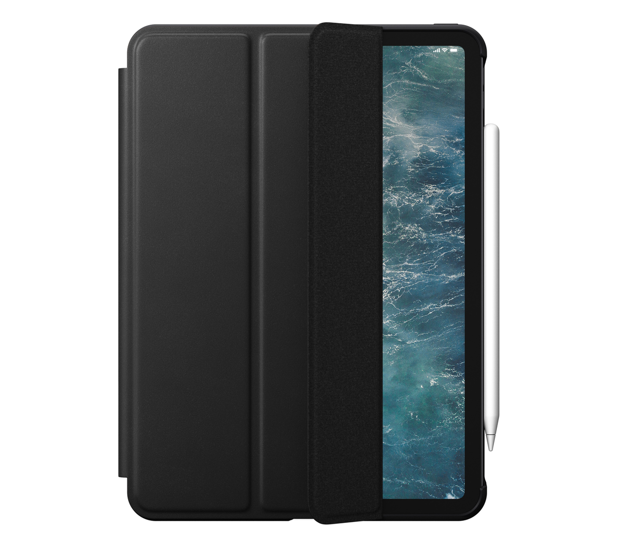 Nomad Leather Rugged Folio iPad Pro 11 inch 2020 hoesje Zwart