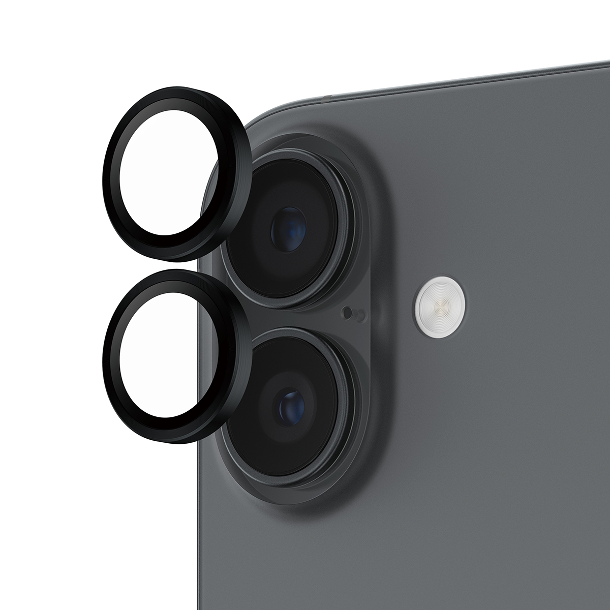 PanzerGlass Hoops iPhone 17 cameralens protector zwart