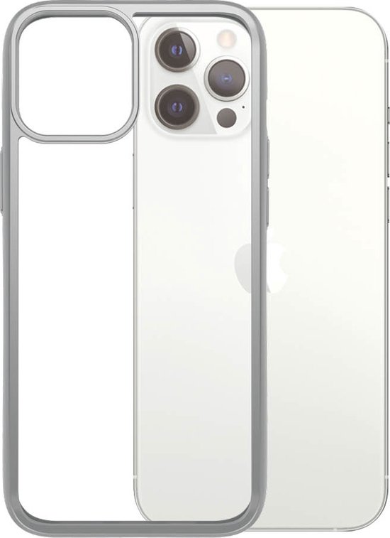PanzerGlass ClearCase iPhone 12 Pro Max hoesje Zilver