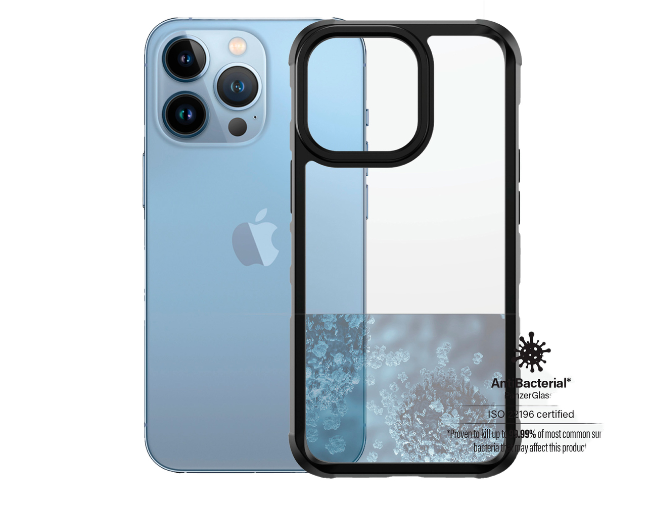 PanzerGlass SilverBullet iPhone 13 Pro Max H&uuml;lle Schwarz