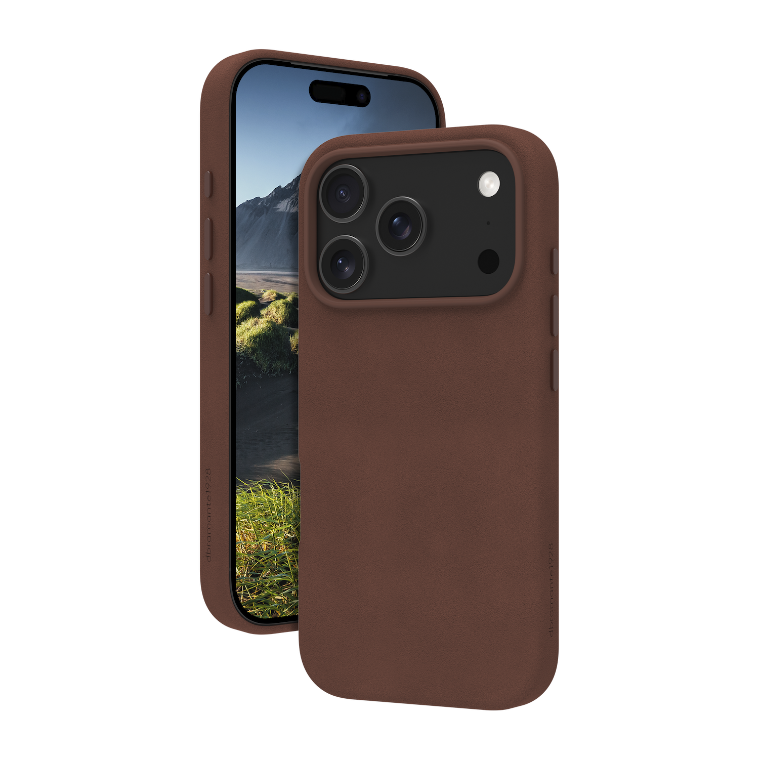 dbramante1928 leren Roskilde MagSafe iPhone 17 Pro hoesje bruin