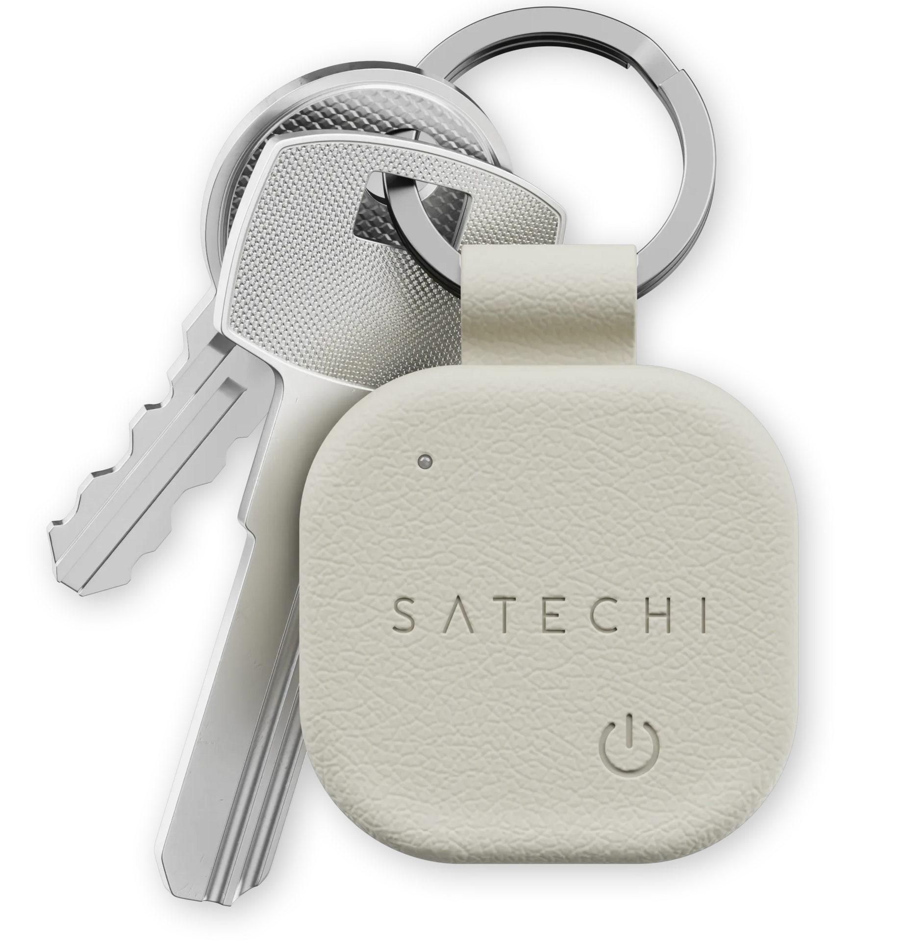Satechi FindAll Keychain sleutelhanger met Find My Tracker beige