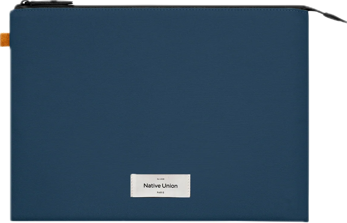 Native Union W.F.A duurzame MacBook Pro 14 inch sleeve blauw