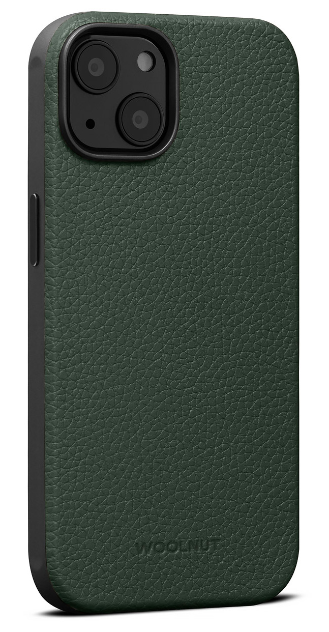 Woolnut leren MagSafe iPhone 14 hoesje&nbsp;groen