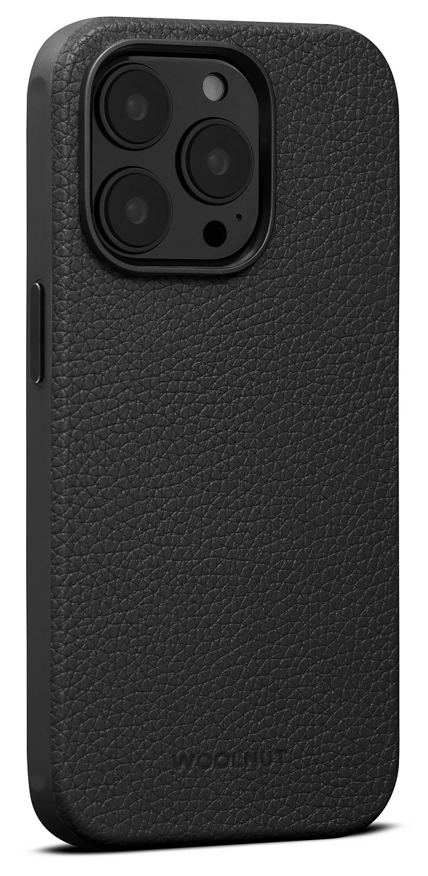 Woolnut leren MagSafe iPhone 14 Pro Max hoesje zwart