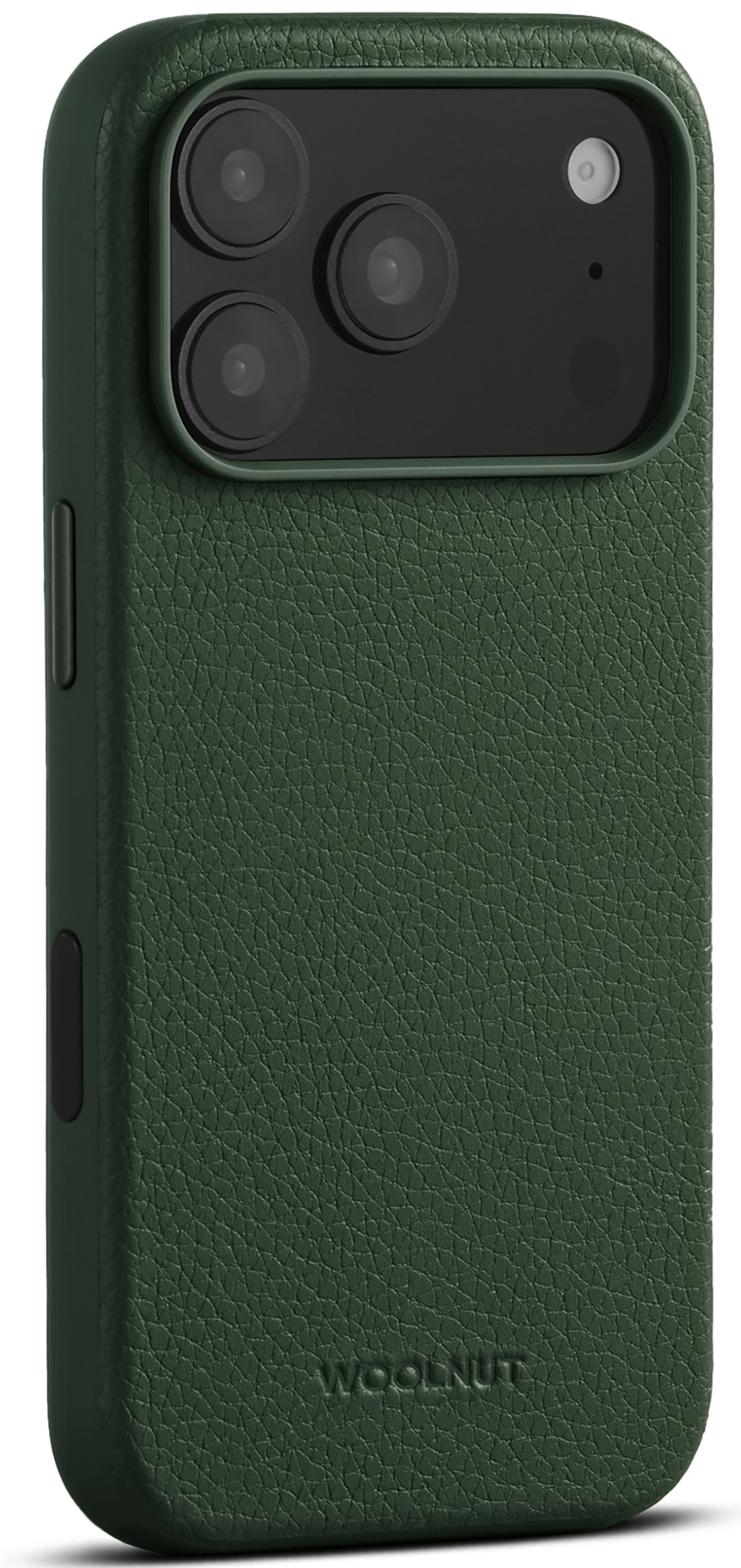 Woolnut leren MagSafe iPhone 17 Pro hoesje groen