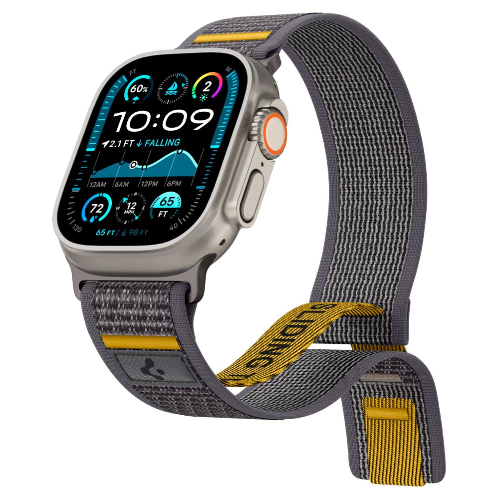Spigen Athlex Air Apple Watch 49 / &nbsp;46 / 45 / 44 &nbsp;mm bandje grijs