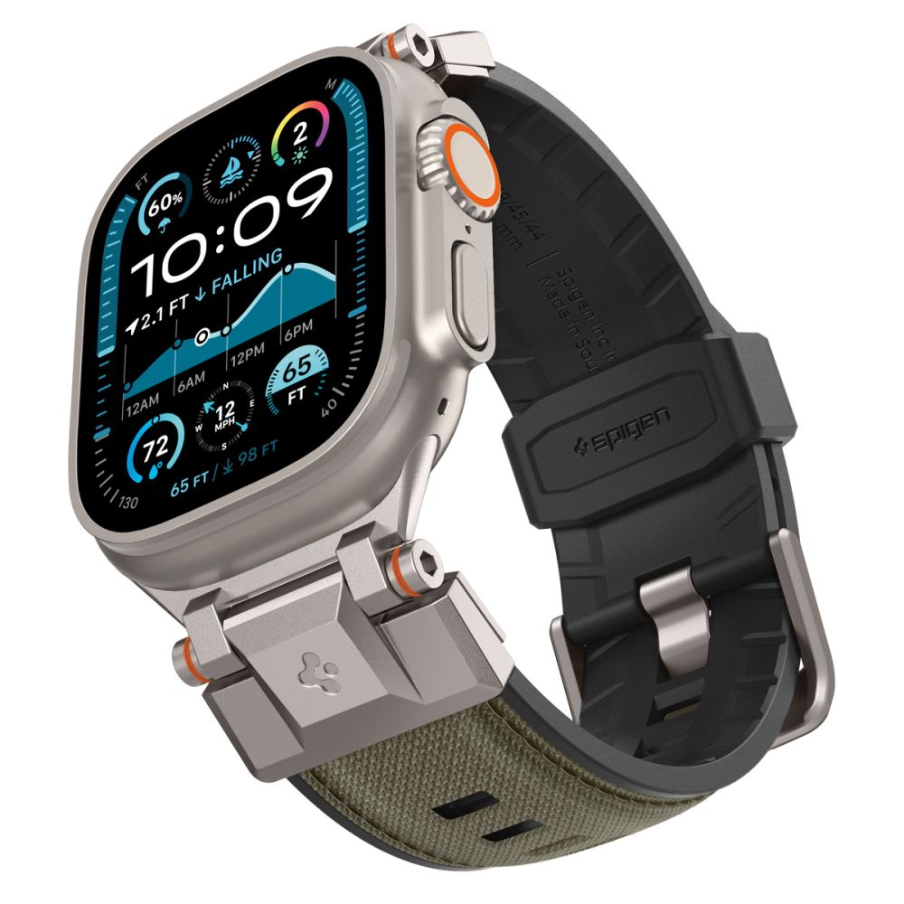 Spigen DuraPro Armor Apple Watch 49 / &nbsp;46 / 45 / 44 &nbsp;mm bandje groen