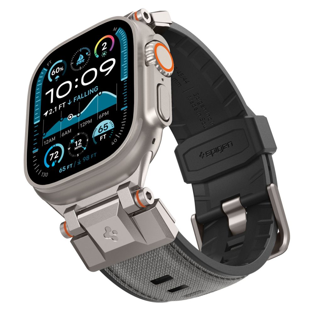 Spigen DuraPro Armor Apple Watch 49 / &nbsp;46 / 45 / 44 &nbsp;mm bandje grijs