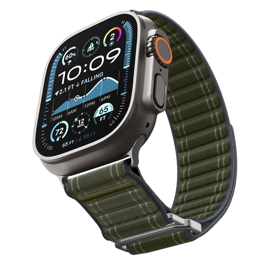Spigen WBF0 Apple Watch 49 / &nbsp;46 / 45 / 44 &nbsp;mm bandje groen