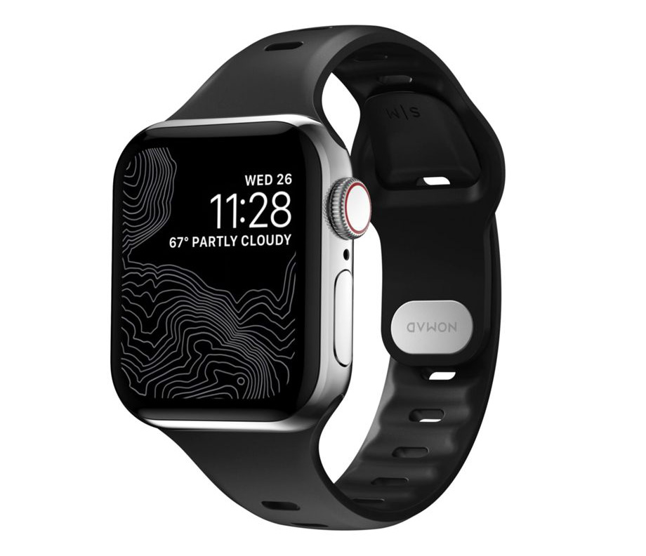 Nomad Sport Slim Apple Watch 41 / 40 / 38 mm bandje Zwart