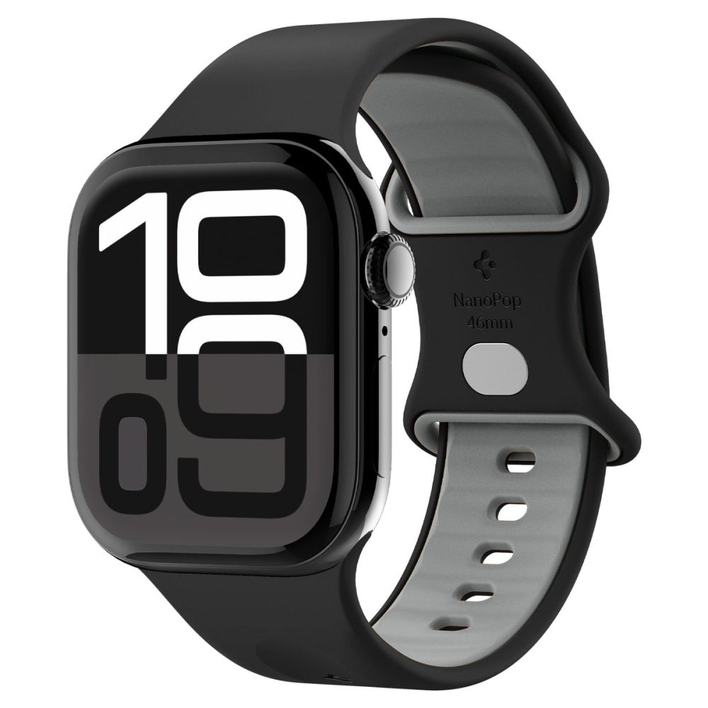 Spigen Nano Pop Apple Watch 49 / &nbsp;46 / 45 / 44 &nbsp;mm bandje zwart
