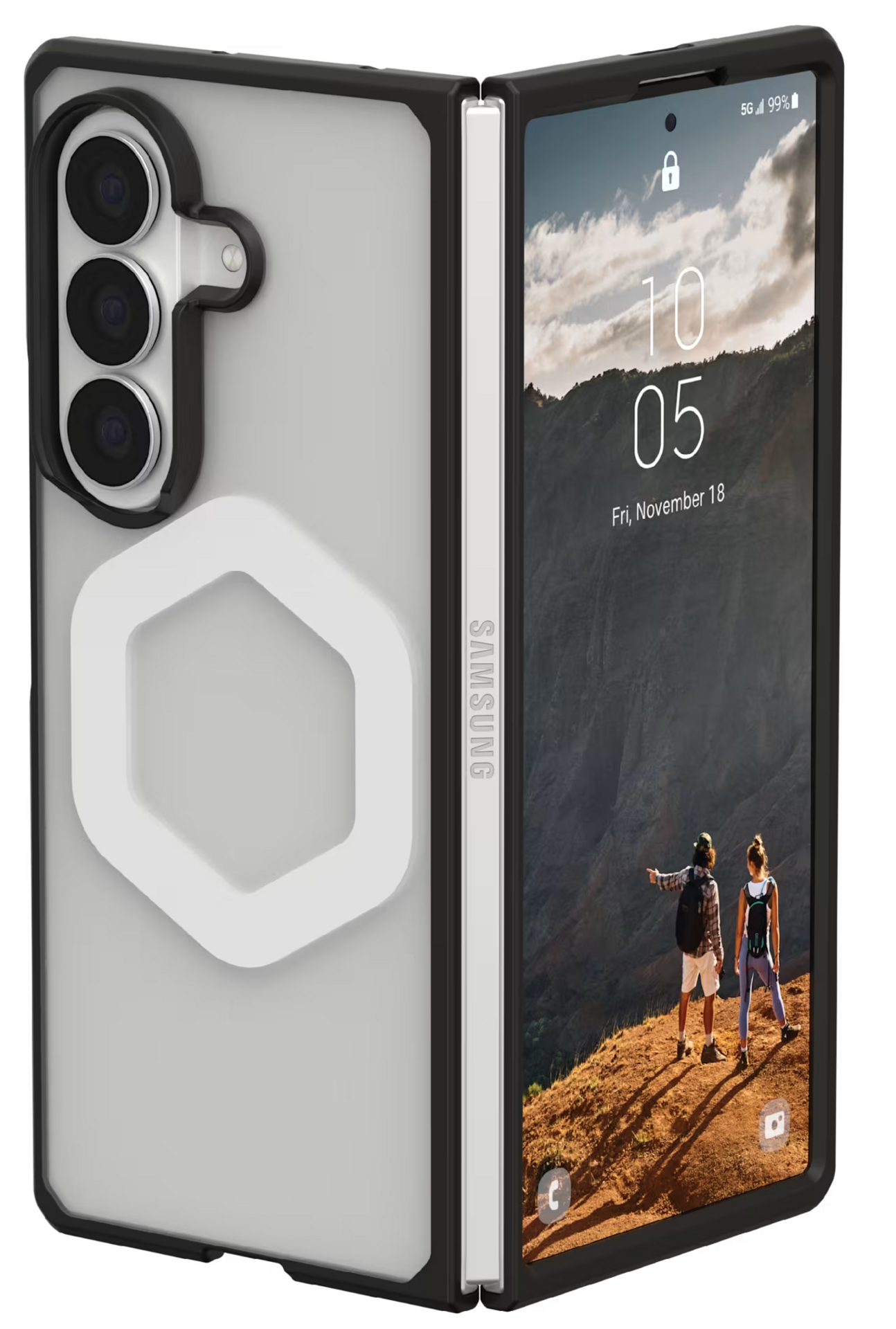 UAG Mouve MagSafe Galaxy Z Fold 8 Ultra case ice