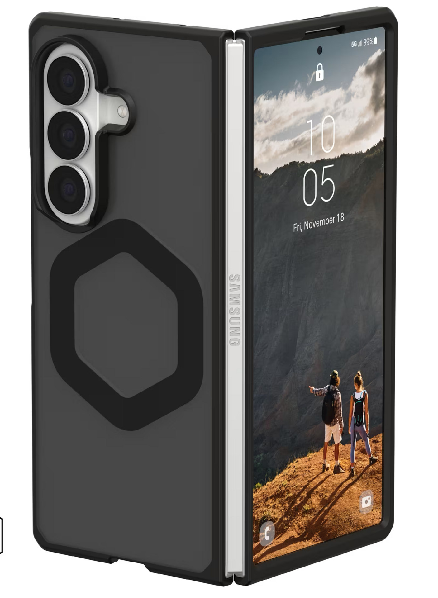 UAG Mouve MagSafe Galaxy Z Fold 8 Ultra hoesje ash
