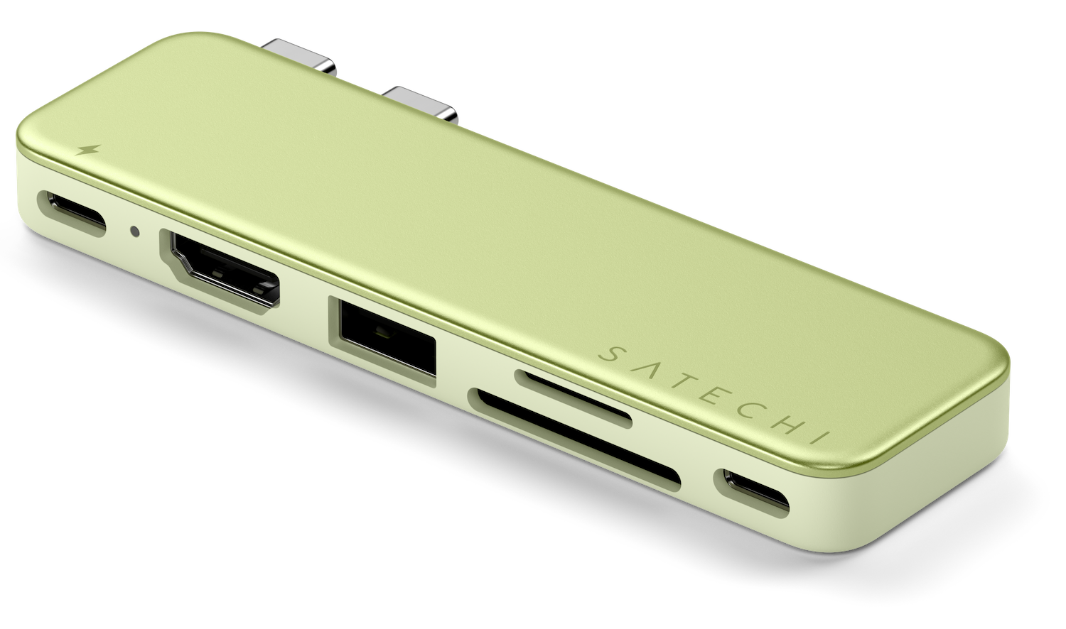 Satechi USB-C Snap MacBook Neo hub Citrus
