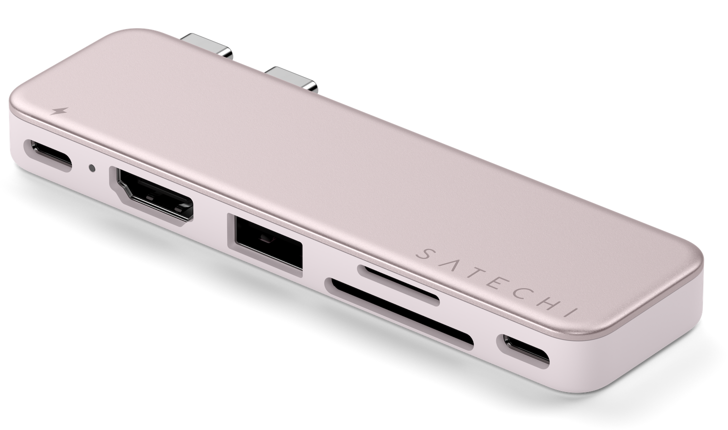 Satechi USB-C Snap MacBook Neo hub Blush