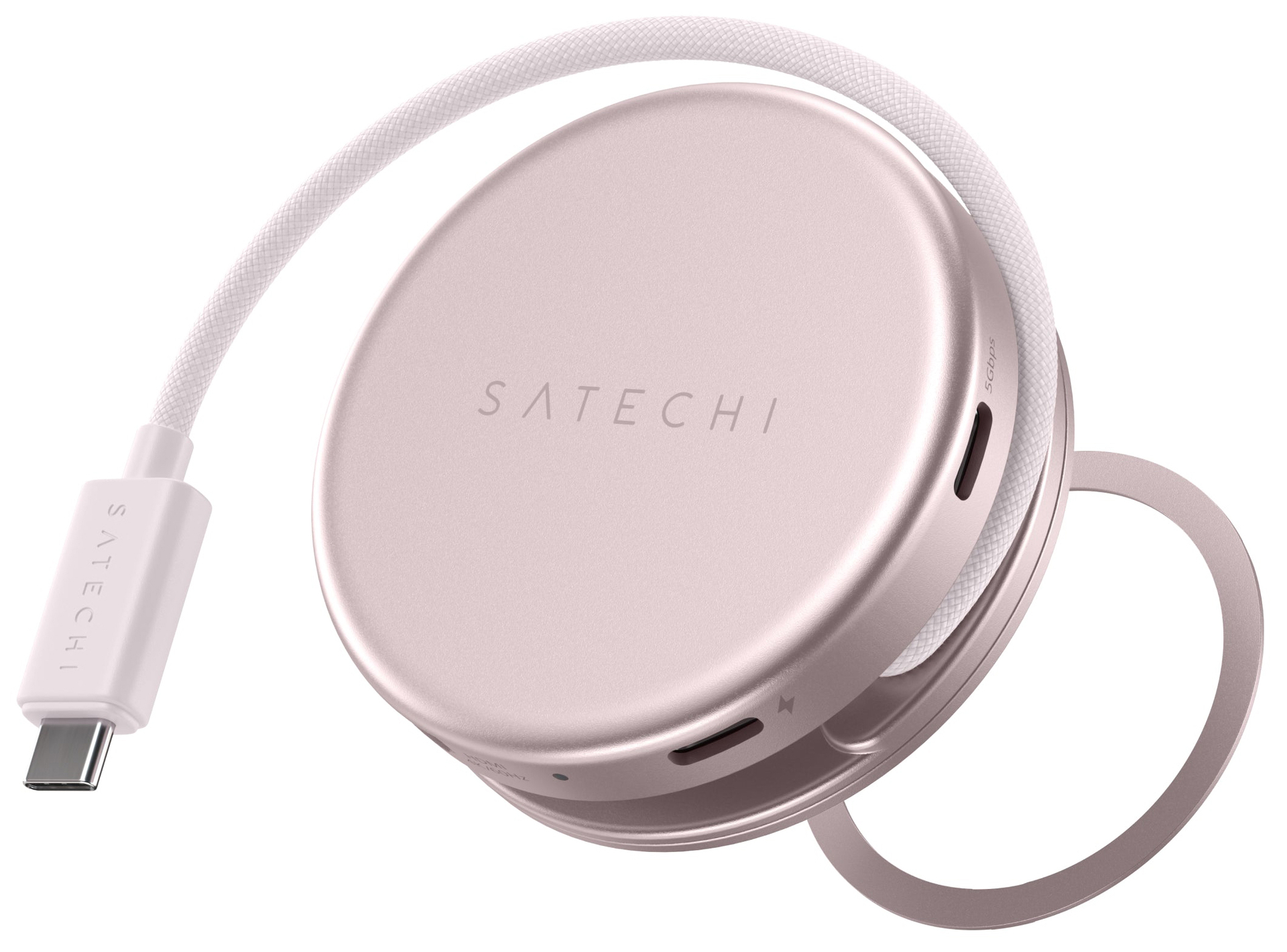 Satechi OntheGo 5 in 1 Multiport Adapter USB-C hub Blush