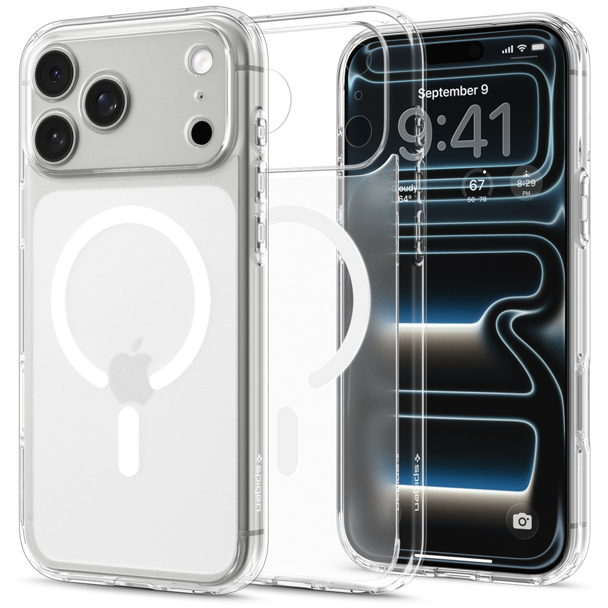 Spigen Ultra Hybrid MagSafe iPhone 18 Pro hoesje frost wit