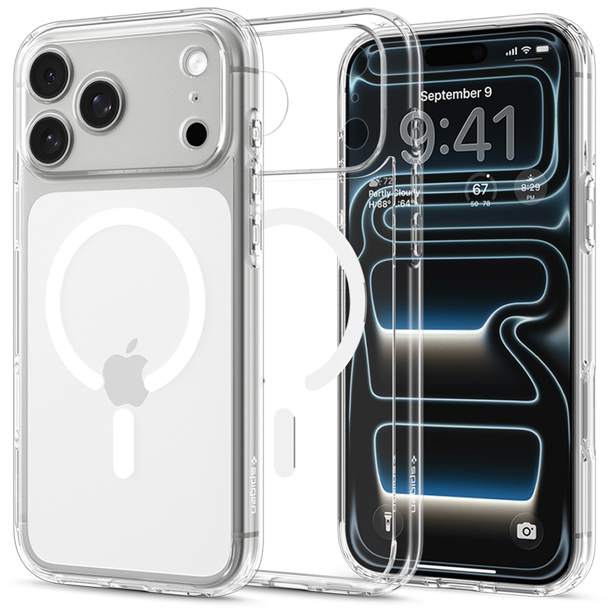 Spigen Ultra Hybrid MagSafe iPhone 18 Pro hoesje wit