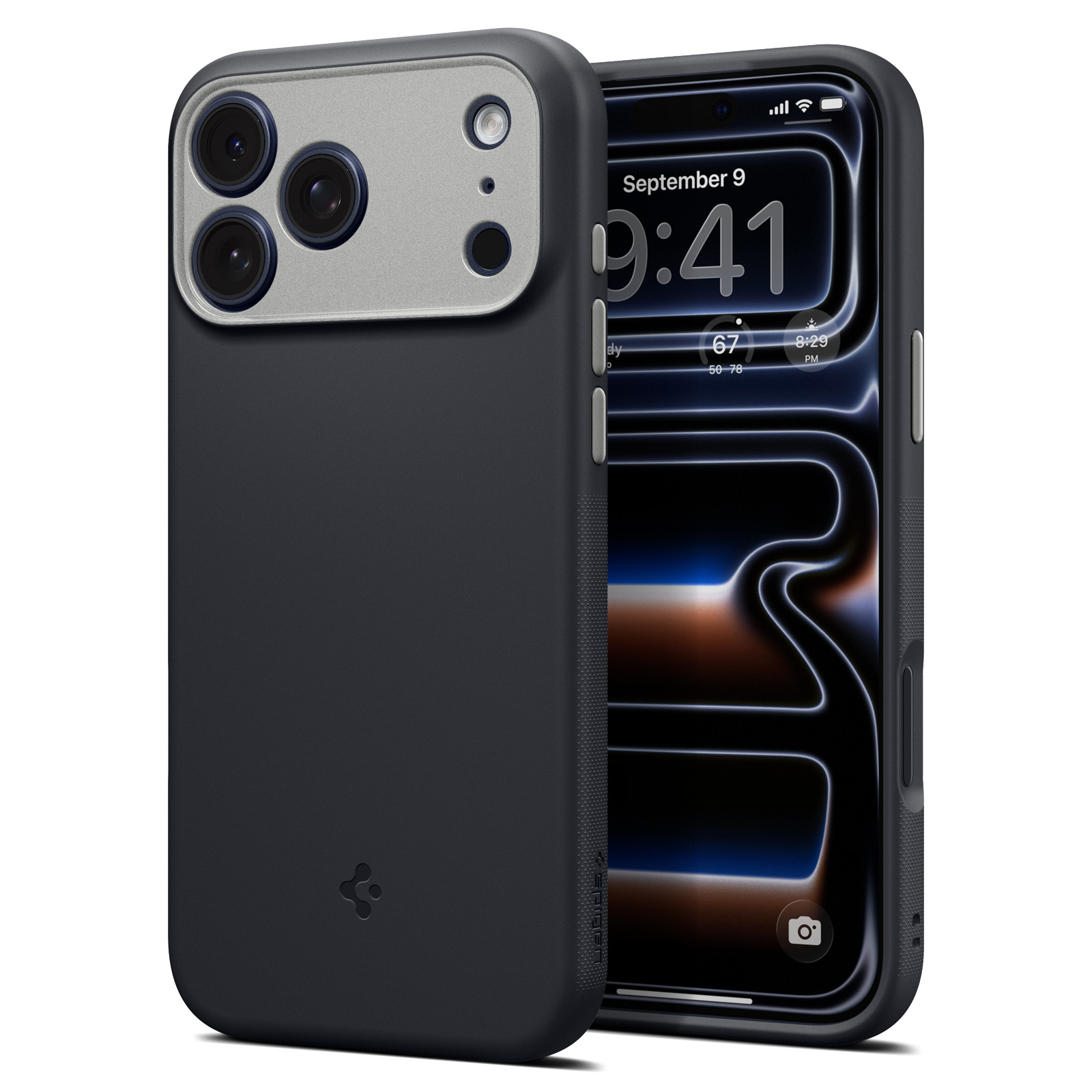 Spigen Nano Pop MagSafe iPhone 18 Pro hoesje zwart