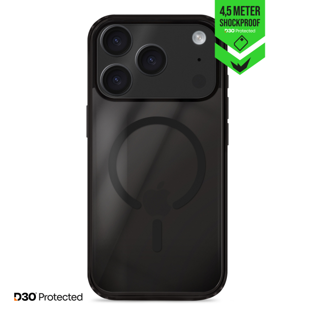 Striker D30 Xtreme Impact Protection MagSafe iPhone 17 Pro hoesje zwart