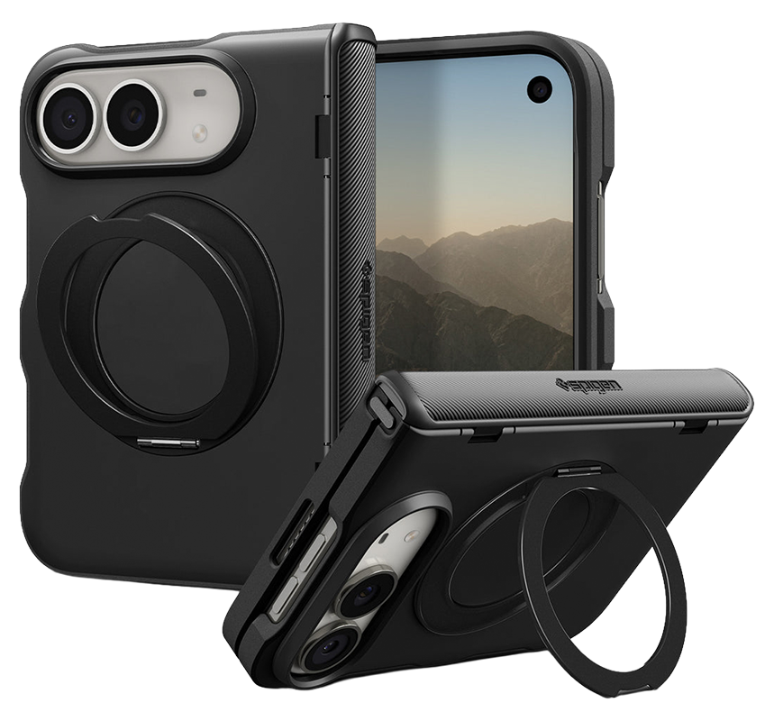 Spigen Slim Armor Pro S iPhone Duo hoesje zwart