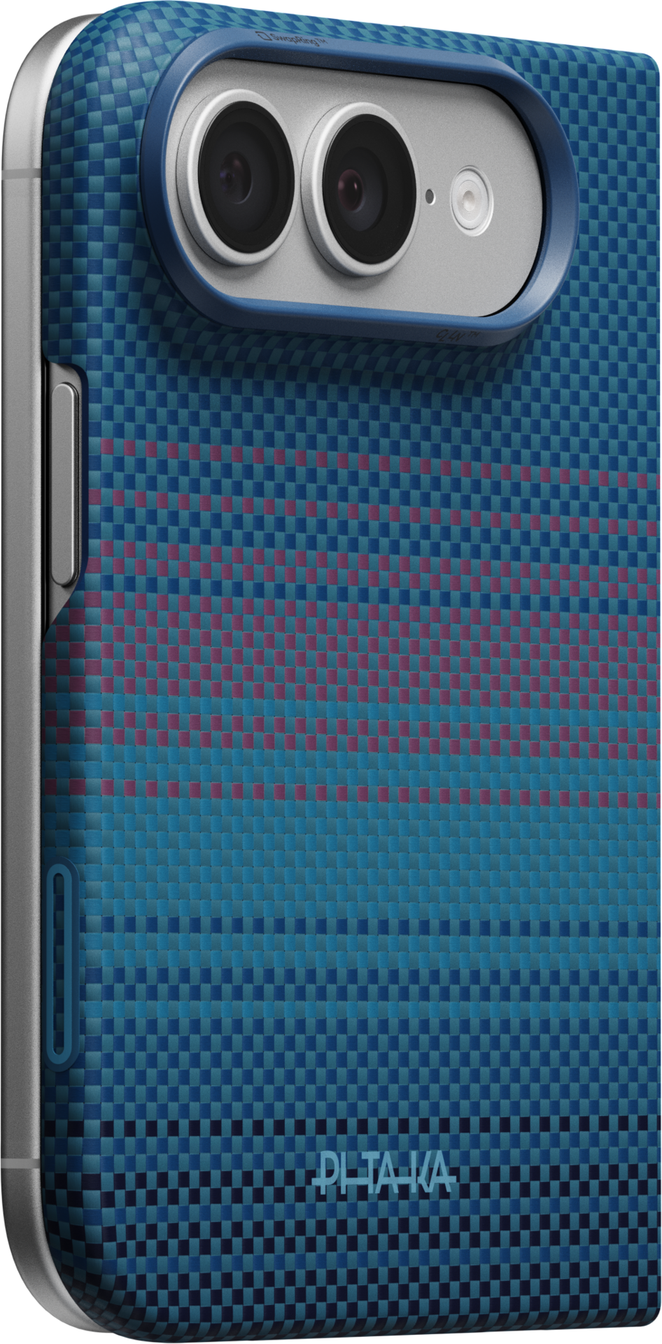 PITAKA Edge iPhone Duo Back Cover hoesje moonrise