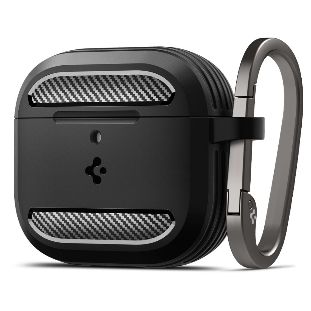 Spigen Rugged Armor AirPods 5 / AirPods 4 hoesje zwart