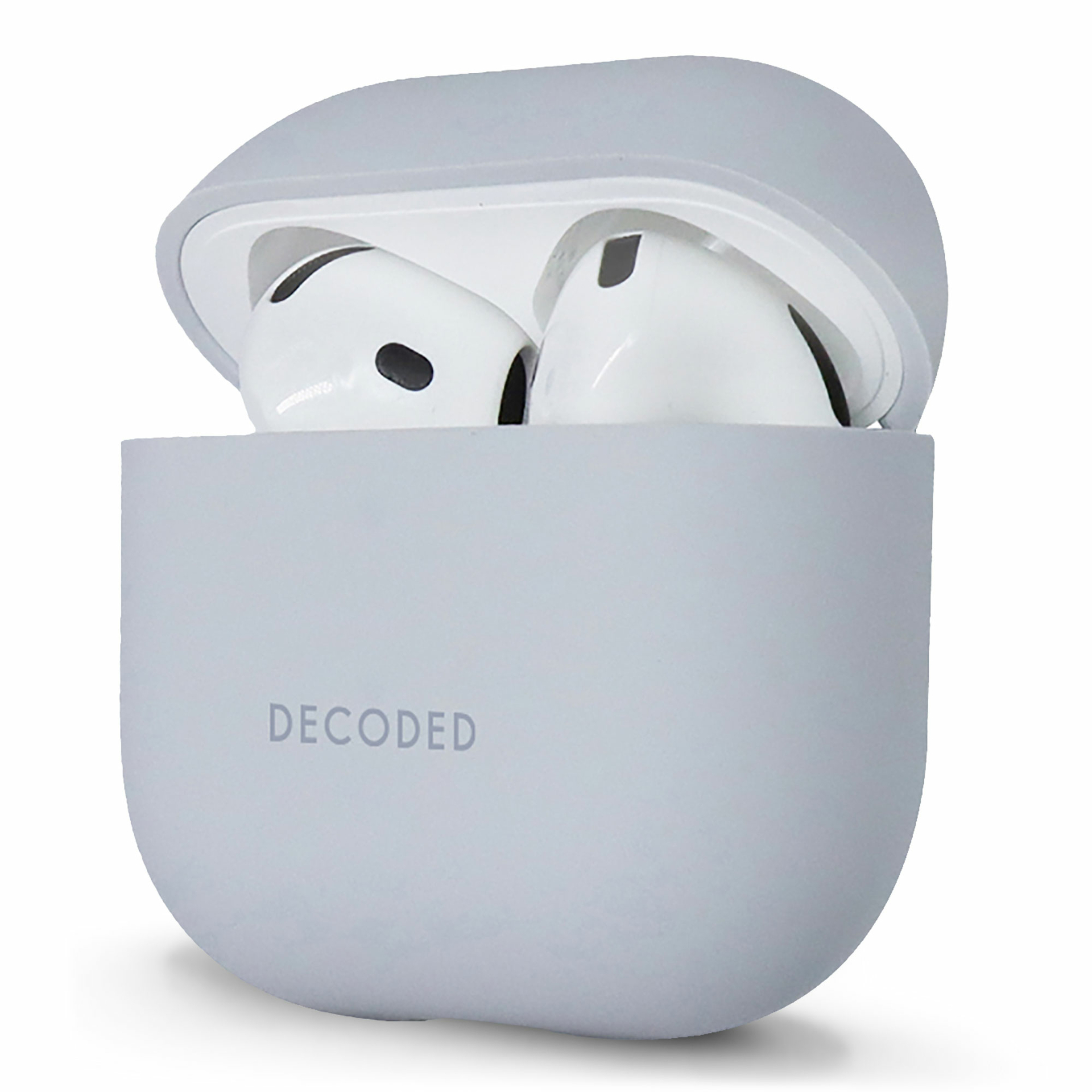 Decoded siliconen AirPods 5 / AirPods 4 hoesje grijs
