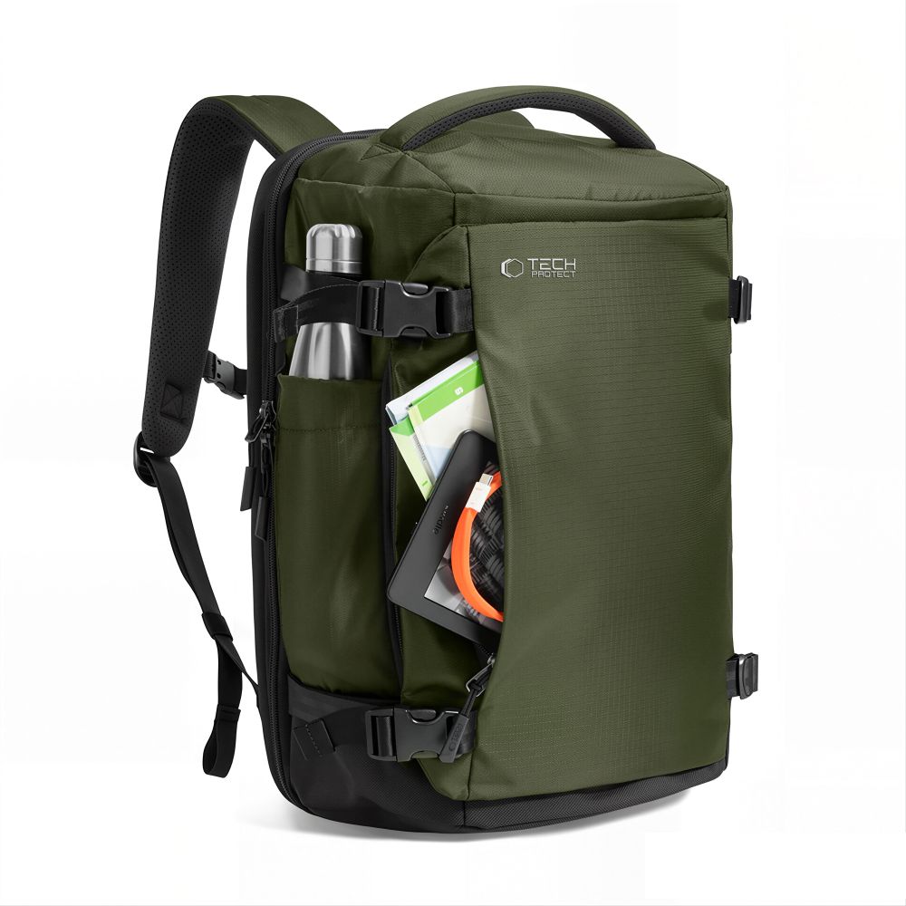TechProtection Defender handbagage 24 liter rugzak 40 x 30 x 20 cm groen