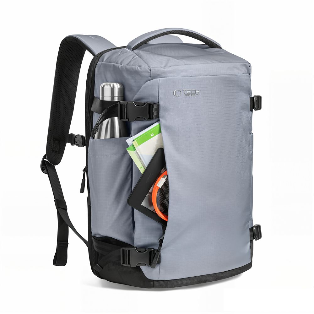 TechProtection Defender handbagage 24 liter rugzak 40 x 30 x 20 cm grijs