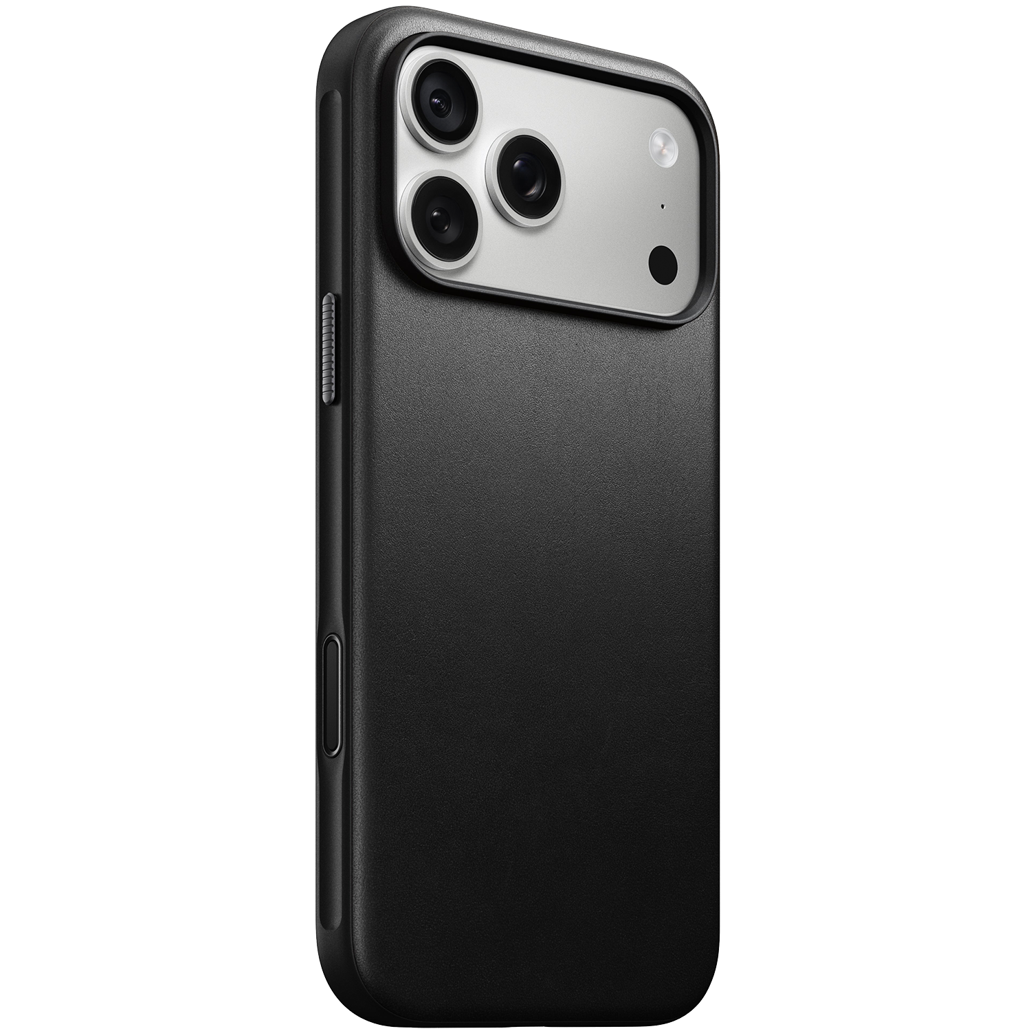 Nomad Modern Leather iPhone 18 Pro hoesje zwart