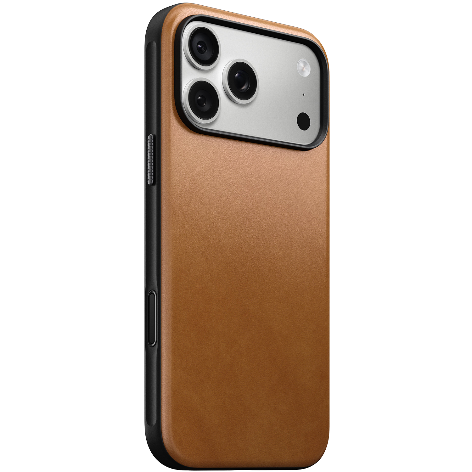 Nomad Modern Leather iPhone 18 Pro hoesje tan