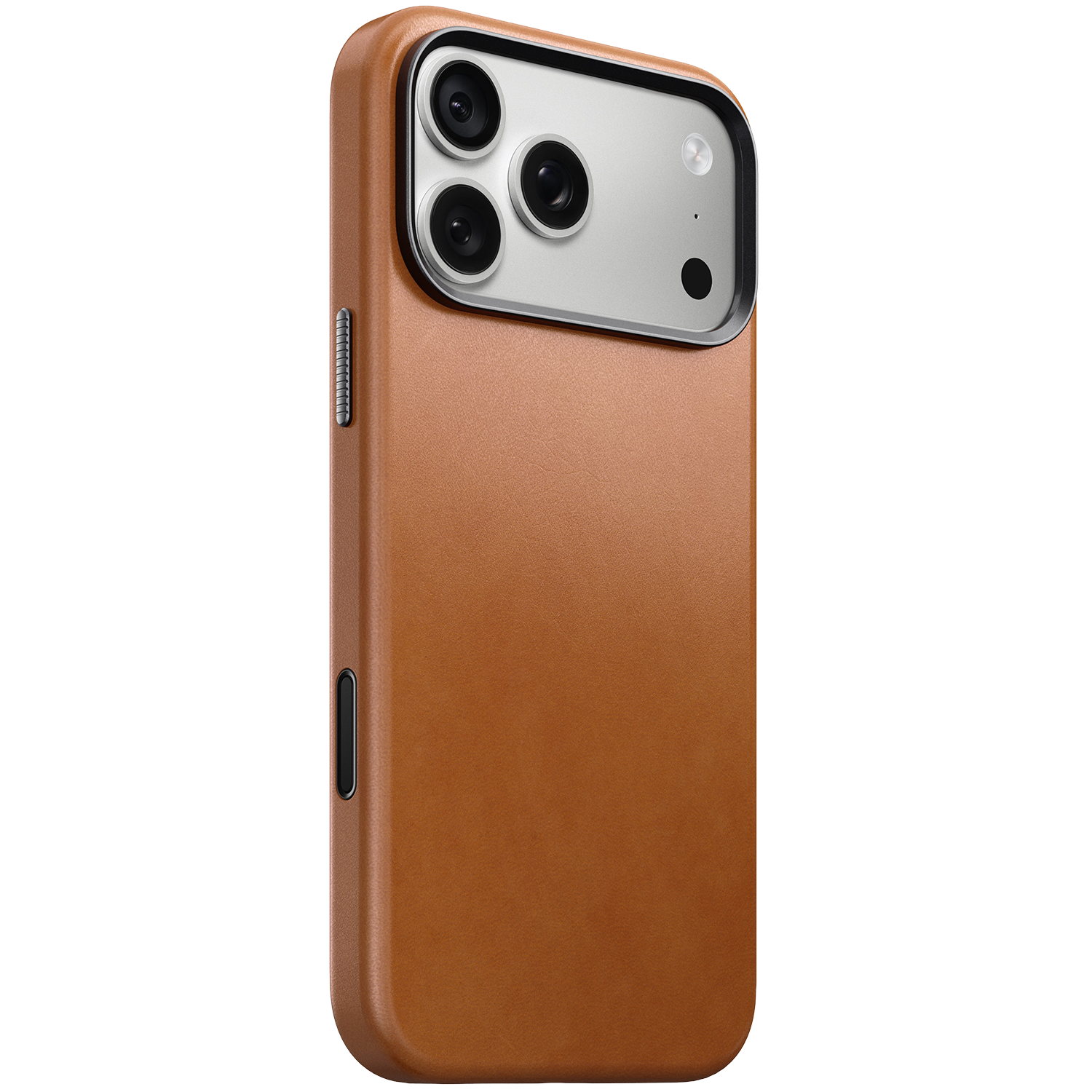 Nomad Traditional Leather Horween iPhone 18 Pro hoesje saddle bruin