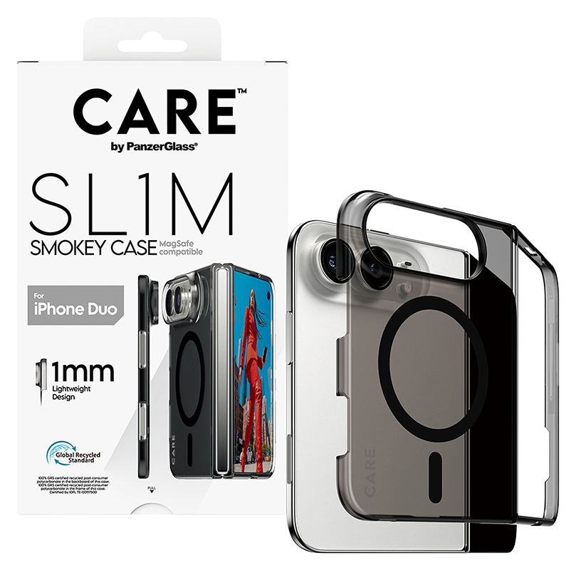 PanzerGlass CARE Slim MagSafe iPhone Ultra hoesje zwart